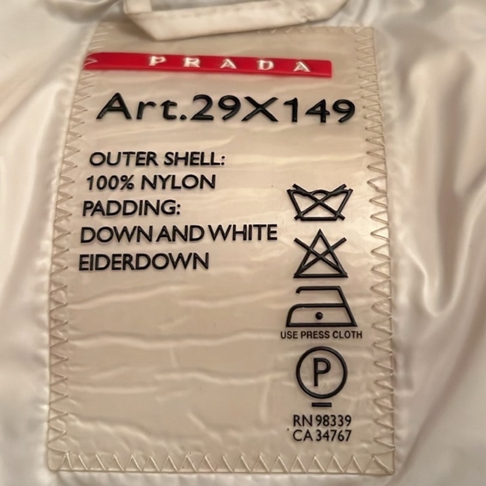 **GENUINE AUTHENTIC PRADA Down Vest** EUC - Picture 10 of 15